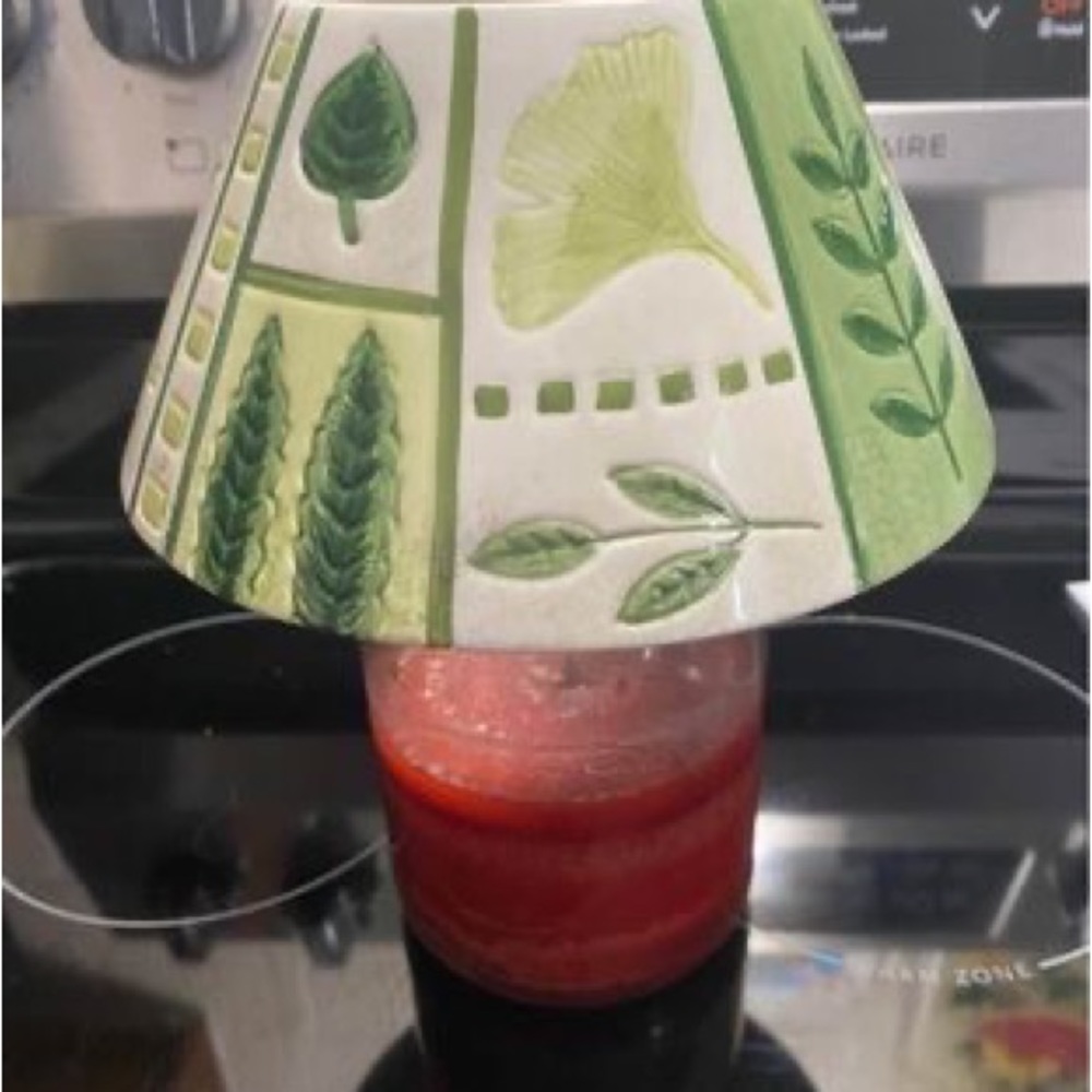 Jar Candle Shade - Leaves